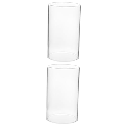 DECHOUS 2st Kerzenschirm Lichter Spender Kerzenwärmerlampe Wand Lüfter Intelligente Glühbirne Kerzenwärmer Halter Flackern Decke Transparent Glas Mit Hohem Borosilikatgehalt von DECHOUS