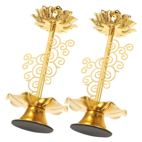 DECHOUS Legierung Kerze Säule Buddhistischen Figurine Kerze Dekorative Blume DECHOUS Legierung Kerze Säule Buddhistischen Figurine Kerze Dekorative Blume von DECHOUS