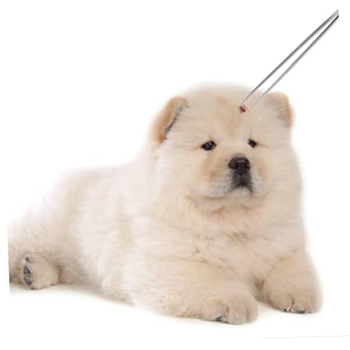 DECHOUS 3 Stück Teiliges Haustierhaar Reinigungswerkzeuge mit Rutschfestem Griff Ergonomische Pinzetten für Präzise Zeckenentfernung und Fellpflege bei Katzen und Hunden von DECHOUS