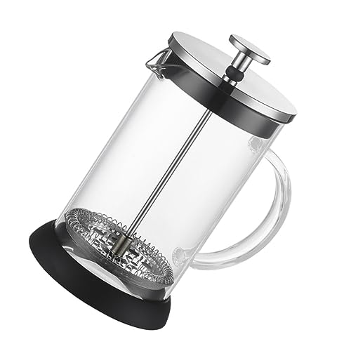 DECHOUS 1stück Edelstahl Kaffeepresse Mit Filter Vielseitige Kaffeekanne Für Tee Und Kaffee Hitzebeständige Für Kalte Und Heiße Getränke Für Zuhause Und Unterwegs von DECHOUS