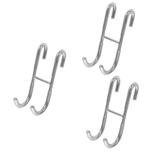 DECHOUS 3stücke Duschhaken Aus Edelstahl Wandhaken Für Glasduschen Bohrfreier Badezimmerhaken Stabil Und Rostfrei Praktischer Handtuchhalter Für Bad von DECHOUS