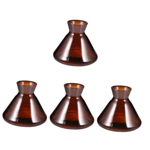 DECHOUS 4 Stück Aromatherapie-Flasche Diffusor Hydro Duftend Wasserflasche Schnapsflaschen Zimmerduft Wiederaufladbar Isolierte Wasserflasche Luft Pumpe Apothekergläser Brown Glas DECHOUS 4 Stück Aromatherapie-Flasche Diffusor Hydro Duftend Wasserflasche Schnapsflaschen Zimmerduft Wiederaufladbar Isolierte Wasserflasche Luft Pumpe Apothekergläser Brown Glas von DECHOUS