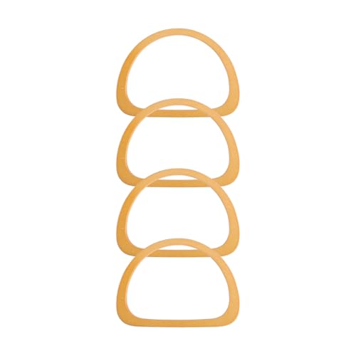 DECHOUS 4stücke Holz Oval Handgriffe Für Handtaschen DIY Zubehör Für Taschenrahmen Langlebige Und Einfache Befestigung Für Handtaschen von DECHOUS