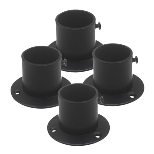DECHOUS 4Stücke Flanschstangenhalter Duschvorhangstangen Und Kleiderstangenhalterung Rohrflanschsockel Für Badezimmer Und Schränke DECHOUS 4Stücke Flanschstangenhalter Duschvorhangstangen Und Kleiderstangenhalterung Rohrflanschsockel Für Badezimmer Und Schränke von DECHOUS