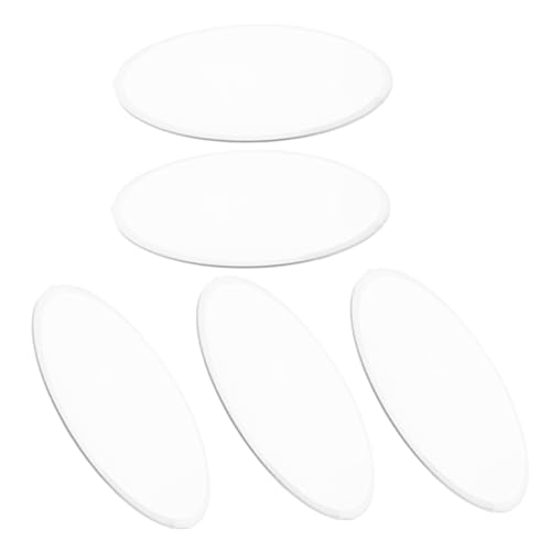 DECHOUS 5St Faltfächer Handy-Fan Faltbarer Clip-Lüfter wiederaufladbarer Lüfter Handgebläse Halter kühlung Summer Fan japanischer Fan-Handheld Handventilator Plastik Weiß von DECHOUS