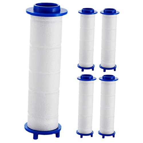 DECHOUS 5Stücke Abnehmbare Duschfilter Professioneller Badfilter Austauschbare Duschkopffilter Effektive Wasserfiltration für Verbessertes Duschvergnügen von DECHOUS