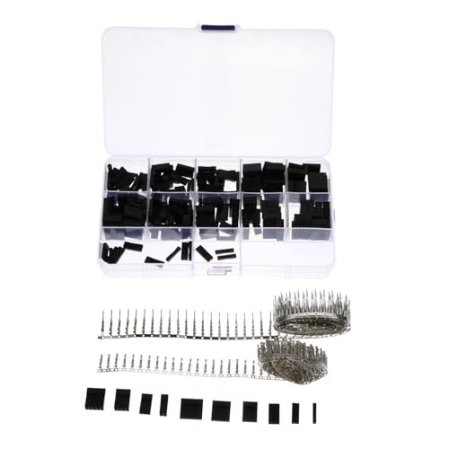 DECHOUS 610Stücke Drahtklemme Jumper Kabel Terminal Steckverbinder Transparenter Box Pin Header Verbindung für Elektronische Geräte Pcb Designs von DECHOUS