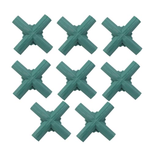 DECHOUS 8 Stück Teiliges Garteneckverbinder aus Robustem Nylon für Stäbe Stabile DIY Verbindungsstücke mit Praktischem Fünf Design Passend für Gartenrahmen und Pflanzenstützen Dunkelgrün DECHOUS 8 Stück Teiliges Garteneckverbinder aus Robustem Nylon für Stäbe Stabile DIY Verbindungsstücke mit Praktischem Fünf Design Passend für Gartenrahmen und Pflanzenstützen Dunkelgrün von DECHOUS