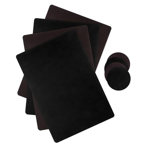 DECHOUS 8 Stück Tischset Aus Rindsleder Abwischbare Tischsets Kaffee Tischset Tischsets Abwischbar Tischmatte Essmatten Platzieren Sie Matte Couchtisch Matte Boho-tischsets Black Pu DECHOUS 8 Stück Tischset Aus Rindsleder Abwischbare Tischsets Kaffee Tischset Tischsets Abwischbar Tischmatte Essmatten Platzieren Sie Matte Couchtisch Matte Boho-tischsets Black Pu von DECHOUS