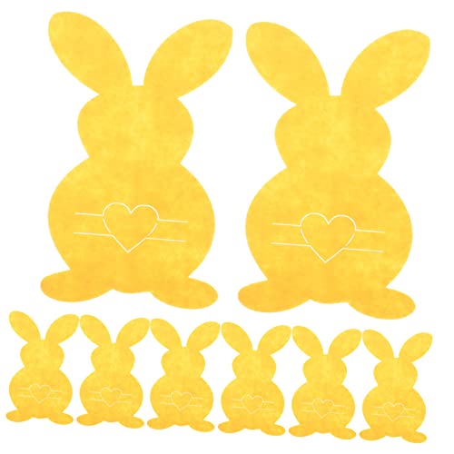 DECHOUS 8stücke Osterhasen Besteckhalter Teiliges Niedliche Tischdekoration Für Festlichkeiten Langlebige Und Farbenfrohe Besteckbeutel Für Ostern Und Familienfeiern von DECHOUS