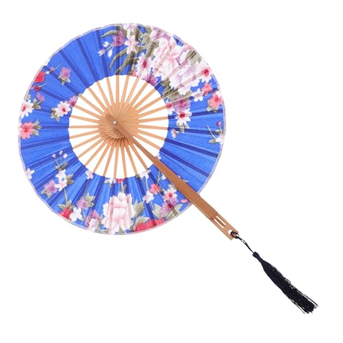 DECHOUS Alter Fächer Handfächer Lüfter gehaltenen Hochzeit Braut Chinese Fan chinesischer fächer Blumenmuster hochstihl Handgebläse mit Griff im Vintage-Stil Papier Blue DECHOUS Alter Fächer Handfächer Lüfter gehaltenen Hochzeit Braut Chinese Fan chinesischer fächer Blumenmuster hochstihl Handgebläse mit Griff im Vintage-Stil Papier Blue von DECHOUS