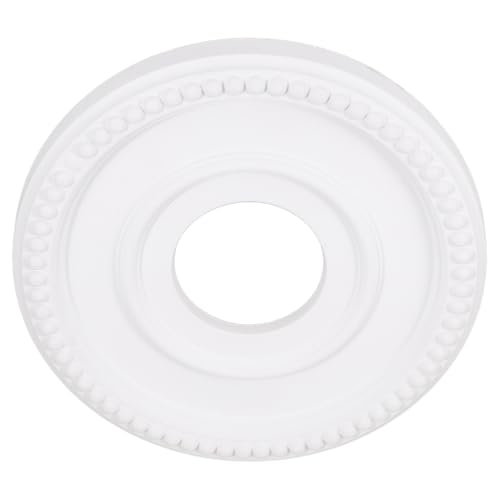DECHOUS Deckenventilator Lichtdekorplatte Deckenleuchtenabdeckung Deckenleuchten Abdeckplatte Deckenleuchtenplatte Deckenmedaille Deckenleiste Deckenventilator Abdeckplatte Pu Weiß DECHOUS Deckenventilator Lichtdekorplatte Deckenleuchtenabdeckung Deckenleuchten Abdeckplatte Deckenleuchtenplatte Deckenmedaille Deckenleiste Deckenventilator Abdeckplatte Pu Weiß von DECHOUS