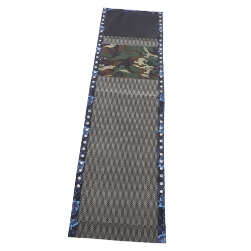 DECHOUS Ersatzstoff für Klappstuhl Outdoor Atmungsaktiv Strapazierfähig Langlebig für Garten Terrasse Camping Lounge Stuhl Reparatur Zubehör Blau Gemustert von DECHOUS