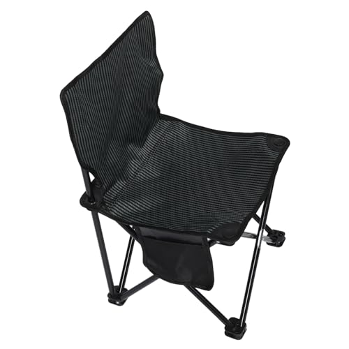 DECHOUS Faltbarer Outdoor Campingstuhl Gestreift Mittlere Leichter Klapphocker Stahlrohr Robust Stabil Für Angeln Wandern Picknick Reise von DECHOUS
