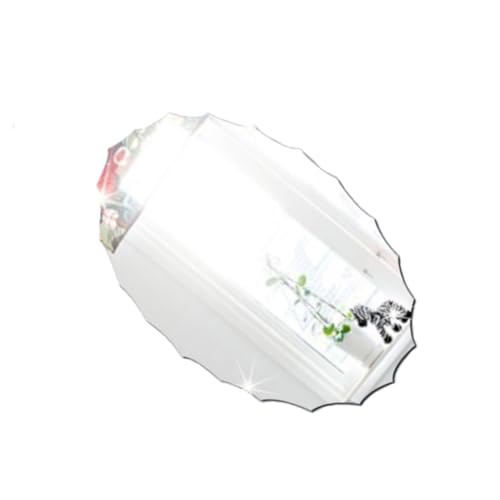 DECHOUS Ovaler Spiegelaufkleber Aus Spitze Flexibler Spiegelaufkleber Fürs Badezimmer Für Wände Autos Glas Möbel DECHOUS Ovaler Spiegelaufkleber Aus Spitze Flexibler Spiegelaufkleber Fürs Badezimmer Für Wände Autos Glas Möbel von DECHOUS