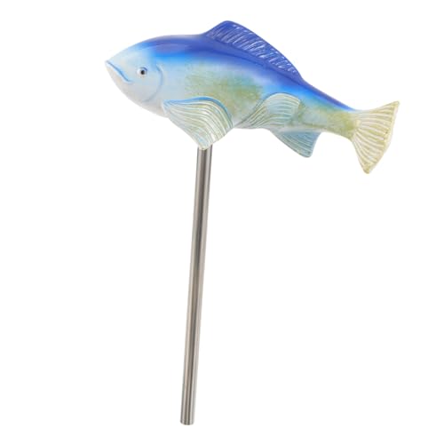 DECHOUS Garten deko Koi Fisch aus Resin Wetterfestes Gartenzubehör Dekorative Fisch stecker für Außenbereich für Blumenbeet Teichgestaltung Langlebige Kunstharz Figur von DECHOUS