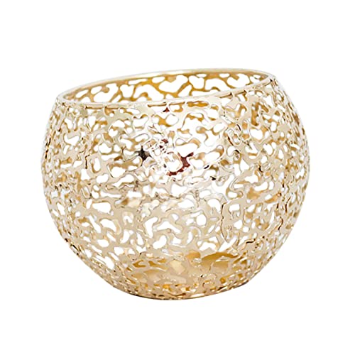 DECHOUS Retro Goldener Kerzenständer Aus Eisen mit Geometrischem Design Eisenkunst Elegante Wohnkultur DECHOUS Retro Goldener Kerzenständer Aus Eisen mit Geometrischem Design Eisenkunst Elegante Wohnkultur von DECHOUS