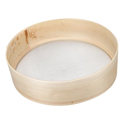 DECHOUS Handliches Holz-mehlsieb Mit Feinem Mesh Für Backen Und Küche Zum Sieben Von Mehl Kakao Und Gewürzen von DECHOUS
