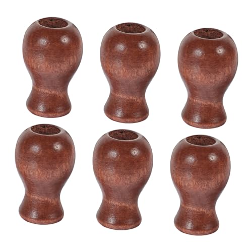 DECHOUS Jalousiekordel-quastenknöpfe 6er-Pack Holz Für Jalousien Und Deko-Accessoires von DECHOUS