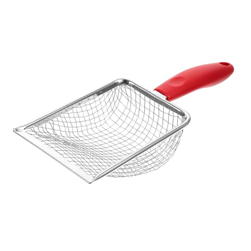 DECHOUS Katzenstreuschaufel mit Langem Griff Feinem Maschendesign Langlebig und Leicht zu Halten für Reptilien und Haushaltsstreu Praktische von Katzentoiletten und Terrarien DECHOUS Katzenstreuschaufel mit Langem Griff Feinem Maschendesign Langlebig und Leicht zu Halten für Reptilien und Haushaltsstreu Praktische von Katzentoiletten und Terrarien von DECHOUS