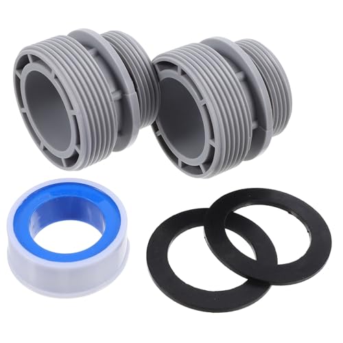 DECHOUS Kompatibler Pool Filterpumpen Adapter Schlauchanschluss für Sandfilterpumpen Langlebig Dichtungsarm Vielseitig Einsetzbar für Poolwartung von DECHOUS