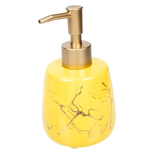 DECHOUS Marble Pumpflasche Für Shampoo Und Duschgel Eleganter Seifenspender Aus Hochwertigem Keramik Mit Praktischem Pumpkopf Für Badezimmer Und Gäste-wc Marmoroptik DECHOUS Marble Pumpflasche Für Shampoo Und Duschgel Eleganter Seifenspender Aus Hochwertigem Keramik Mit Praktischem Pumpkopf Für Badezimmer Und Gäste-wc Marmoroptik von DECHOUS