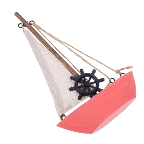 DECHOUS Mediterranes Holz Segelboot Modell Miniatur Segelboot Figurine aus Holz Vintage Küsten Dekoration für Zuhause Kreatives Design Handgefertigt für Regal oder Schreibtisch DECHOUS Mediterranes Holz Segelboot Modell Miniatur Segelboot Figurine aus Holz Vintage Küsten Dekoration für Zuhause Kreatives Design Handgefertigt für Regal oder Schreibtisch von DECHOUS