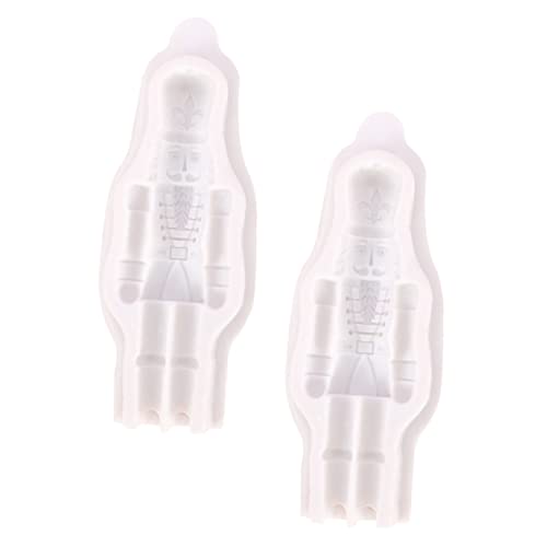DECHOUS 2stücke Silikon Soldat Formen Diy Fondant Backform Keksform Für Kuchen Dessert Weihnachts Keksbackformen Schokoladenformen von DECHOUS