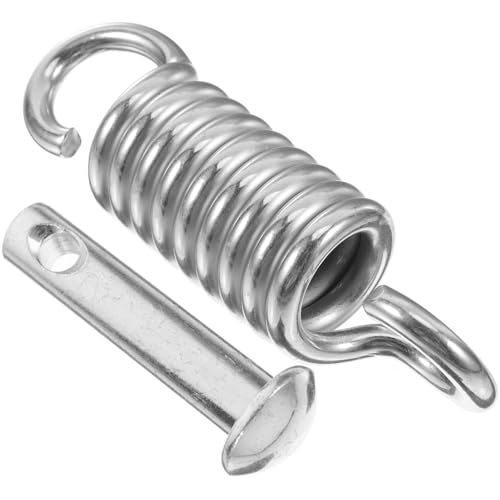 DECHOUS Robuste Hängemattenfeder: Schaukelstuhl-Federhaken zum Aufhängen – Φ16 x 70 Pin Φ6,5 x φ34 x 130 Veranda-Aufhängungsverlängerung für Hängesesselschaukel DECHOUS Robuste Hängemattenfeder: Schaukelstuhl-Federhaken zum Aufhängen – Φ16 x 70 Pin Φ6,5 x φ34 x 130 Veranda-Aufhängungsverlängerung für Hängesesselschaukel von DECHOUS