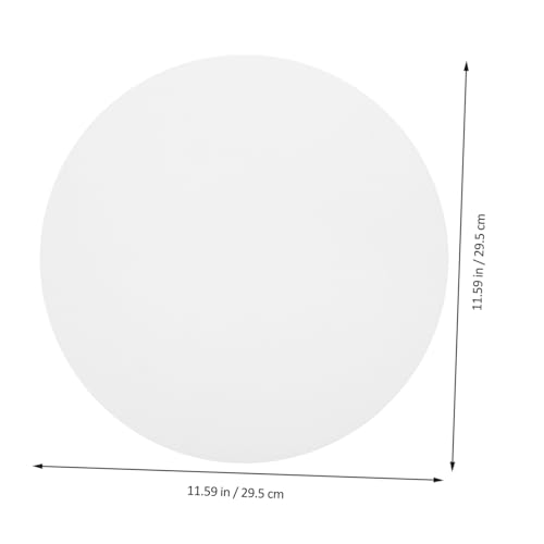 DECHOUS Runde Deckenlampe Diffusorplatte Doppelseitig Mattiert Lichtstreuung Staubschutz Wohnzimmer Schlafzimmer Kinderzimmer Beleuchtung Zubehör von DECHOUS