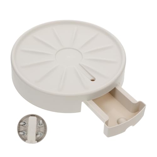 DECHOUS Runder Pflanzenuntersetzer mit Universalrädern Integrierter Wasserauffangschale und Belüftetem Design Stabiler Dicker Pflanzentopf Tablett für Drinnen Einfache Beweglichkeit und von DECHOUS