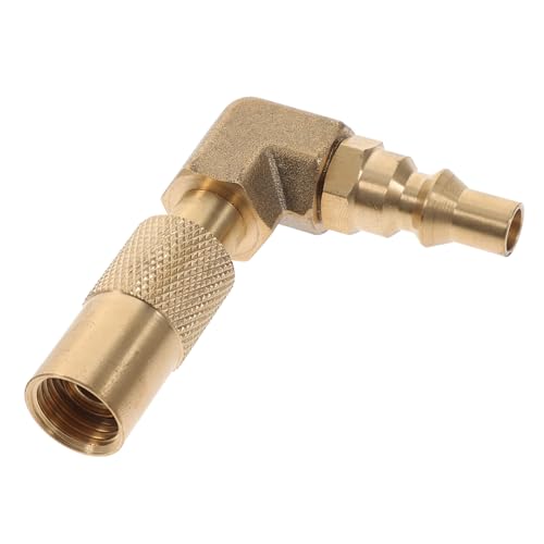 DECHOUS Rv Gas Kupplung Messing Winkeladapter für Griddle Zubehör Wohnmobil Campingzubehör DECHOUS Rv Gas Kupplung Messing Winkeladapter für Griddle Zubehör Wohnmobil Campingzubehör von DECHOUS