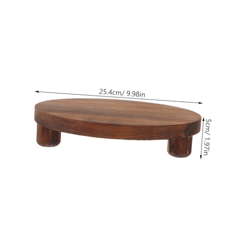 DECHOUS Solider Holz Pflanzenständer Vintage Blumentopf Gestell für Kosmetik und Duftöle Platzsparender Bonsai Halter Rustikale Deko für Zuhause und Innenbereich Tiefe Braunfarbe DECHOUS Solider Holz Pflanzenständer Vintage Blumentopf Gestell für Kosmetik und Duftöle Platzsparender Bonsai Halter Rustikale Deko für Zuhause und Innenbereich Tiefe Braunfarbe von DECHOUS