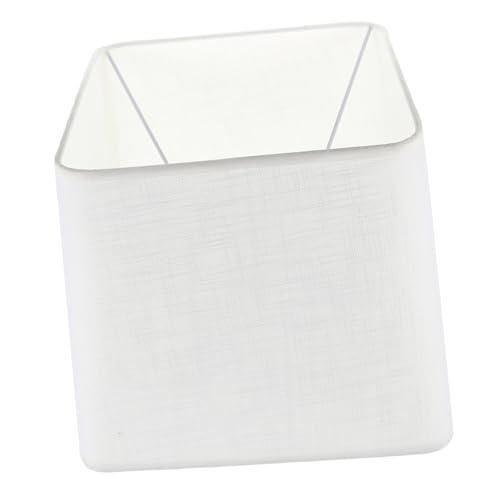 DECHOUS Square Lampenschirm aus Stoff und Langlebiger Stabiler Lampenschirm für Tischlampe Schützt vor Grellem Licht Schlichtes Design Passend für Wohn und Schlafzimmer von DECHOUS