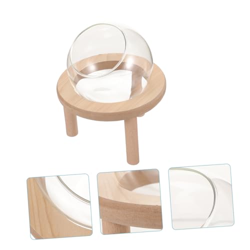 DECHOUS Transparente Hamster Badewanne aus Glas mit Holzsockel Kleine Sandbadewanne für Haushaltsnager Leicht zu Reinigen für Sandbäder Praktische Toilette für Hamster und Kleintiere DECHOUS Transparente Hamster Badewanne aus Glas mit Holzsockel Kleine Sandbadewanne für Haushaltsnager Leicht zu Reinigen für Sandbäder Praktische Toilette für Hamster und Kleintiere von DECHOUS