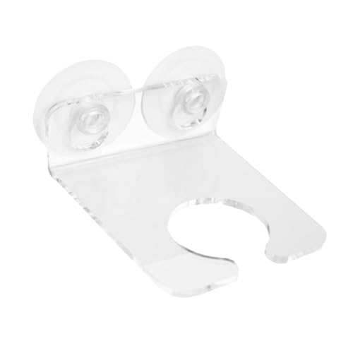 DECHOUS Transparenter Weinglas Halter Mit Saugnapf Wandhalterung Für Badezimmer Und Dusche Einzelflaschenstütze Für Weingläser Und Getränke von DECHOUS