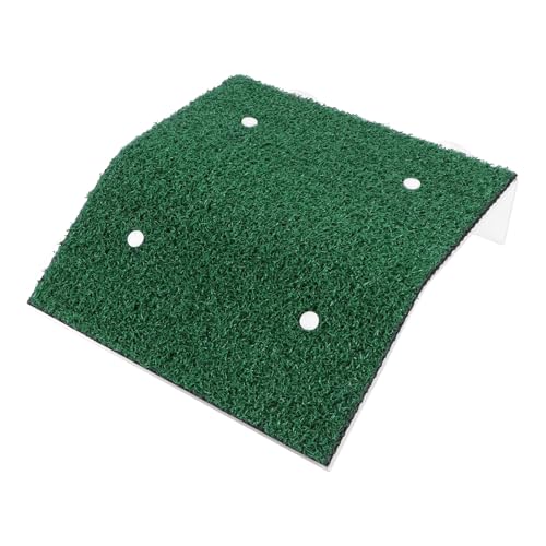 DECHOUS Turtle Basking Platform aus Robustem PP mit Realistischer Rasenoptik Stabile Kletterleiter Starke Saugnäpfe für Aquariendekoration Geeignet für Kleine Schildkröten und von DECHOUS