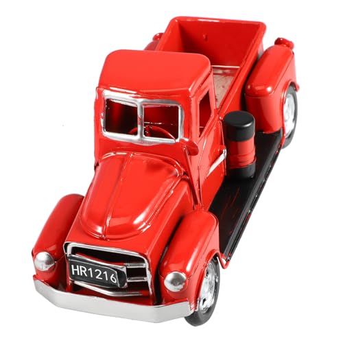 DECHOUS Vintage Auto Modell Dekoration Antike Miniatur Für Tisch Retro Design Für Sammler Und Wohnaccessoires Klassischer Look Rot DECHOUS Vintage Auto Modell Dekoration Antike Miniatur Für Tisch Retro Design Für Sammler Und Wohnaccessoires Klassischer Look Rot von DECHOUS