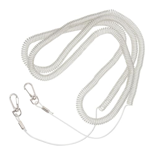 DECHOUS Vogelleine für Papageien Trainingsseil mit Elastischem Bissschutz für Outdoor Aktivitäten Zufällige Farben Einfach Auszuziehen Robust und Widerstandsfähig Zufällige Farbe von DECHOUS