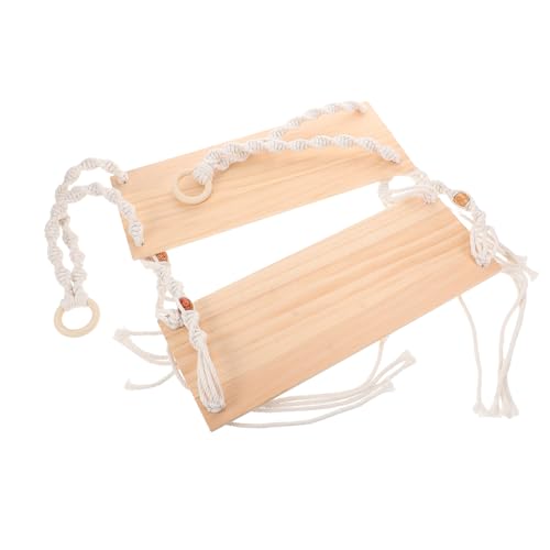 DECHOUS Wandteppich Rack Boho Hängeregal Pflanzenregal Wandbehang Pflanzenregale Zum Aufhängen An Der Wand Fotoregale Wandregal Für Pflanzen Makramee Schweberegal Boho Gewebtes von DECHOUS