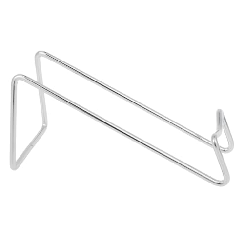 DECHOUS Wrought Iron Weinregal Flaschenhalter für Küche Bar Theken Robuster Weinflaschenhalter in Hellem Silber Eleganter Weinständer zur Stilvollen Flaschen und Bierlagerung von DECHOUS