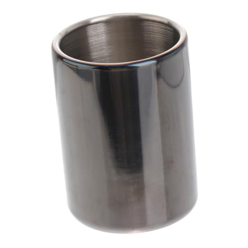 DECHOUS Zahnstocherhalter Aus Edelstahl Zahnstocherglas Behälter Für Zahnstocher Etui Zum Aufbewahren Schwarz Für Zuhause Und Restaurant von DECHOUS