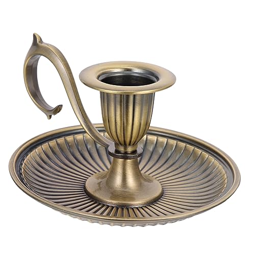 DECHOUS Vintage Metall Kerzenhalter Dekorative Tischplatte Ständer Für Party Retro Stil Bronze DECHOUS Vintage Metall Kerzenhalter Dekorative Tischplatte Ständer Für Party Retro Stil Bronze von DECHOUS