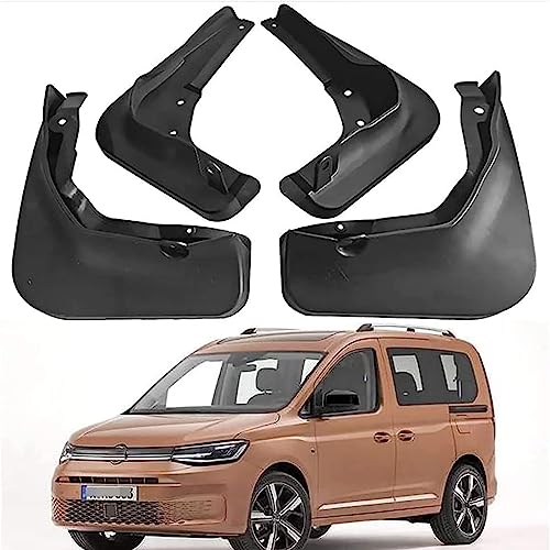 DECI Auto Schmutzfänger für VW Caddy 2004-2015,Kotflügel Vorne und Hinten Spritzschutz Kit Zubehör (4 Stück) von DECI