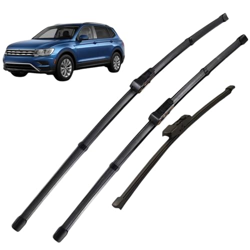 DECI Scheibenwischer für VW Tiguan MK2 2017-2023,Auto Scheibenwischer Frontscheibe Scheibenwischerblätter Vorne Und Hinten Set DECI Scheibenwischer für VW Tiguan MK2 2017-2023,Auto Scheibenwischer Frontscheibe Scheibenwischerblätter Vorne Und Hinten Set von DECI