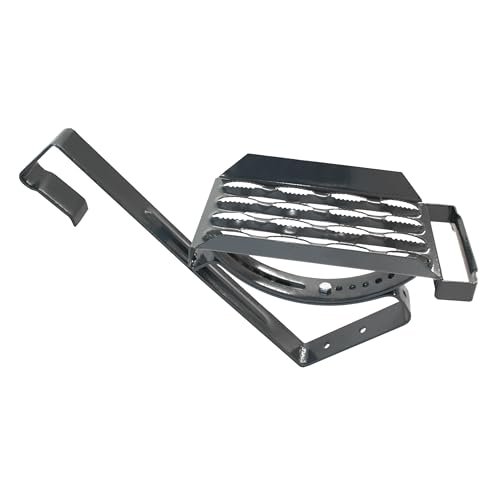 Decket Dachtritt für Schornsteinfeger, Dachsteigtritt Typ D aus Stahlblech für Hohe Korrosionsbeständigkeit, Trittfläche zur Bewegung auf Dach, Laufgitter mit Rutschfester Oberfläche, Schwarzgrau Decket Dachtritt für Schornsteinfeger, Dachsteigtritt Typ D aus Stahlblech für Hohe Korrosionsbeständigkeit, Trittfläche zur Bewegung auf Dach, Laufgitter mit Rutschfester Oberfläche, Schwarzgrau von DECKET