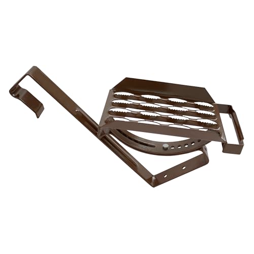 Decket Dachtritt für Schornsteinfeger, Dachsteigtritt Typ D aus Stahlblech für Hohe Korrosionsbeständigkeit, Trittfläche zur Bewegung auf Dach, Laufgitter mit Rutschfester Oberfläche, Braun Decket Dachtritt für Schornsteinfeger, Dachsteigtritt Typ D aus Stahlblech für Hohe Korrosionsbeständigkeit, Trittfläche zur Bewegung auf Dach, Laufgitter mit Rutschfester Oberfläche, Braun von DECKET