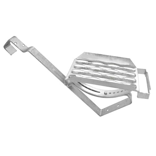 Decket Dachtritt für Schornsteinfeger, Dachsteigtritt Typ L aus Stahlblech für Hohe Korrosionsbeständigkeit, Trittfläche zur Bewegung auf Dach, Laufgitter mit Rutschfester Oberfläche, Verzinkt Decket Dachtritt für Schornsteinfeger, Dachsteigtritt Typ L aus Stahlblech für Hohe Korrosionsbeständigkeit, Trittfläche zur Bewegung auf Dach, Laufgitter mit Rutschfester Oberfläche, Verzinkt von DECKET