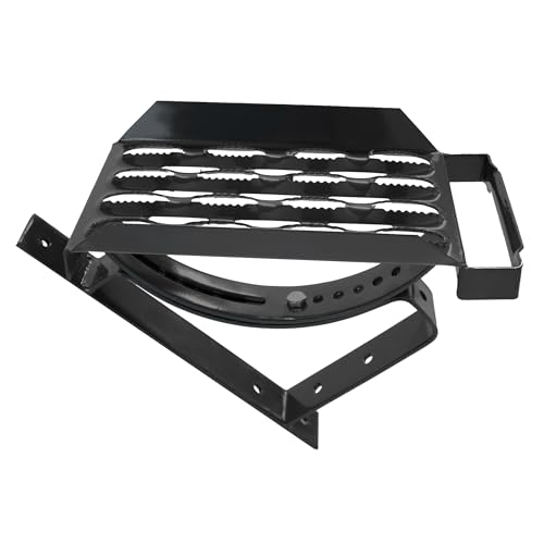 Decket Dachtritt für Schornsteinfeger, Dachsteigtritt Typ U aus Stahlblech für Hohe Korrosionsbeständigkeit, Trittfläche zur Bewegung auf Dach, Laufgitter mit Rutschfester Oberfläche, Schwarz Decket Dachtritt für Schornsteinfeger, Dachsteigtritt Typ U aus Stahlblech für Hohe Korrosionsbeständigkeit, Trittfläche zur Bewegung auf Dach, Laufgitter mit Rutschfester Oberfläche, Schwarz von DECKET