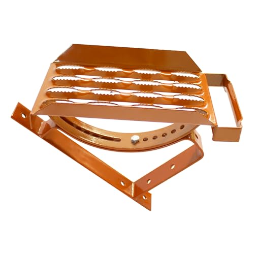 Decket Dachtritt für Schornsteinfeger, Dachsteigtritt Typ U aus Stahlblech für Hohe Korrosionsbeständigkeit, Trittfläche zur Bewegung auf Dach, Laufgitter mit Rutschfester Oberfläche, Ziegelrot Decket Dachtritt für Schornsteinfeger, Dachsteigtritt Typ U aus Stahlblech für Hohe Korrosionsbeständigkeit, Trittfläche zur Bewegung auf Dach, Laufgitter mit Rutschfester Oberfläche, Ziegelrot von DECKET